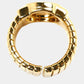 Original Bvlgari 18K Yellow Gold Onyx Ring Size Japan 9.5 EU 50