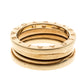 Original Bvlgari B.zero1 3 Band 18k Yellow Gold Ring Size 54