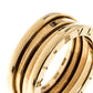 Original Bvlgari B.zero1 3 Band 18k Yellow Gold Ring Size 54