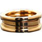 Original Bvlgari B.Zero1 3-Band 18K Yellow Gold Ring Size 51