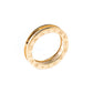 Original Bvlgari B.Zero1 1-Band 18k Yellow Gold Band Ring Size 53