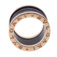 Original Bvlgari B.Zero1 Lapis Lazuli 18K Rose Gold Band Ring Size 48