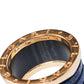 Original Bvlgari B.Zero1 Lapis Lazuli 18K Rose Gold Three Band Ring Size 54