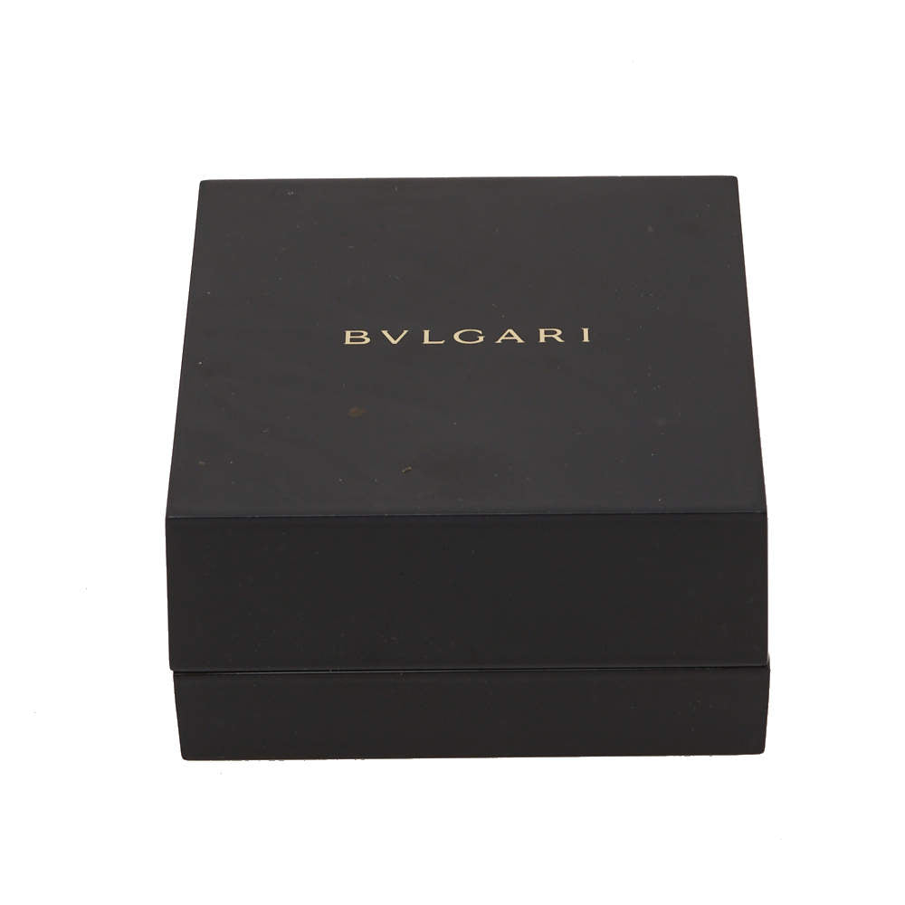 Original Bvlgari B.Zero1 Black Ceramic 18K Rose Gold 4-Band Ring Size 55