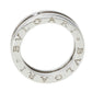 Original Bvlgari B.zero1 18K White Gold One-Band Ring Size EU 51