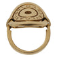 Original Bvlgari Cerchi Yellow Gold Ring Size 53