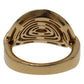 Original Bvlgari Cerchi Yellow Gold Ring Size 53