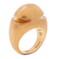 Original Bvlgari Fancy High Dome 18k Rose Gold Ring Size 51