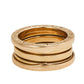 Original Bvlgari B.Zero1 18K Rose Gold 3-Band Ring Size 52