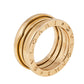 Original Bvlgari B.Zero1 18K Rose Gold 3-Band Ring Size 52