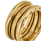 Original Bvlgari B.Zero1 18k Yellow Gold 3 Band Ring Size 51