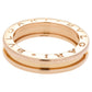 Original Bvlgari B.Zero1 18k Rose Gold Single Band Ring Size 54