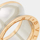 Original Bvlgari B.Zero1 Anish Kapoor 18k Rose Gold Stainless Steel Ring Size 53