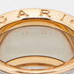 Original Bvlgari B.Zero1 Anish Kapoor 18k Rose Gold Stainless Steel Ring Size 53