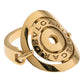 Original Bvlgari Cerchi Yellow Gold Ring Size 53