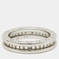 Original Bvlgari B.Zero1 Pave Diamond 18K White Gold 1-Band Ring Size 55