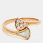 Original Bvlgari Divas' Dream Mother of Pearl Diamond 18k Rose Gold Ring Size 59