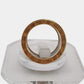 Original Bvlgari 18K Rose Gold and Ceramic B.Zero1 Band Ring EU 52