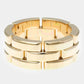 Original Cartier 18K Rose Gold Maillon Panthere Band Ring EU 50