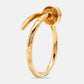 Original Cartier Juste Un Clou 18k Yellow Gold Small Model Ring Size 48