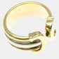 Original Cartier 18K Yellow Gold, Rose Gold, White Gold and Diamond C De Cartier Band Ring EU 51