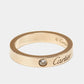 Original Cartier C De Cartier Diamond 18k Rose Gold Ring Size 47