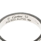 Original Cartier Love 18k White Gold Mini Ring Size 52