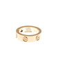 Original Cartier Love Pink Sapphire 18k Rose Gold Band Ring Size 52