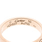 Original Cartier Love 18k Rose Gold Mini Band Ring Size 50