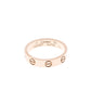 Original Cartier Love 18k Rose Gold Mini Band Ring Size 50