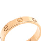 Original Cartier Love 18k Rose Gold Mini Band Ring Size 58