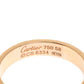 Original Cartier Love 18k Rose Gold Mini Band Ring Size 58