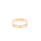 Original Cartier Love 18k Rose Gold Mini Band Ring Size 58