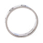 Original Cartier Love 18k White Gold Mini Band Ring Size 52