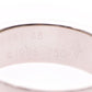 Original Cartier Love 18K White Gold Band Ring Size 48