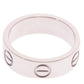 Original Cartier Love 18K White Gold Band Ring Size 48