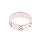 Original Cartier Love 18K White Gold Band Ring Size 48