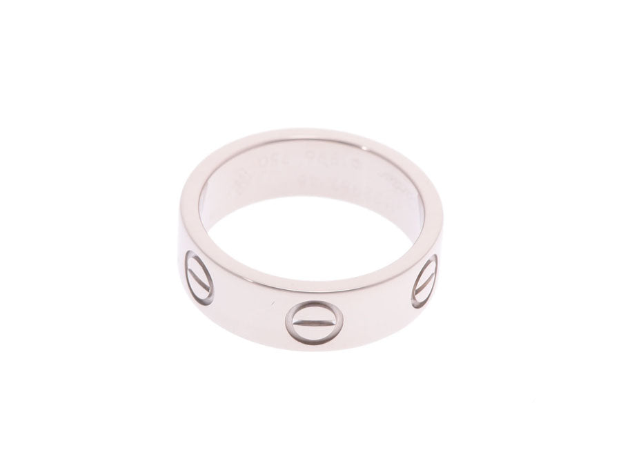 Original Cartier Love 18K White Gold Band Ring Size 48