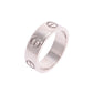 Original Cartier Love 18K White Gold Band Ring Size 48