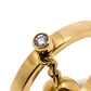 Original Cartier Diamond Three Tone 18K Gold Trinity Knot Charm Ring Size 54