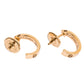 Original Cartier Love 18K Rose Gold Small Open Hoop Earrings