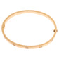 Original Cartier Love 18K Yellow Gold Narrow Bangle Bracelet Size 16