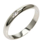 Original Cartier 1895 Platinum Diamond Wedding Band Ring Size 49