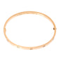 Original Cartier LOVE 18K Rose Gold Narrow Bangle Bracelet Size 19