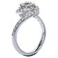 Original Cartier Trinity Ruban 0.57ct Solitaire Diamond Platinum Engagement Ring Size 50