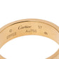 Original Cartier Love 18K Yellow Gold Band Ring Size 57