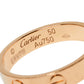 Original Cartier Love 18K Rose Gold Wedding Band Ring Size 50