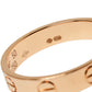 Original Cartier Love 18K Rose Gold Wedding Band Ring Size 50