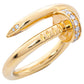 Original Cartier Juste un Clou Diamond 18K Yellow Gold Ring Size 53