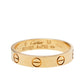 Original Cartier Love 18K Yellow Gold Wedding Band Ring Size 53